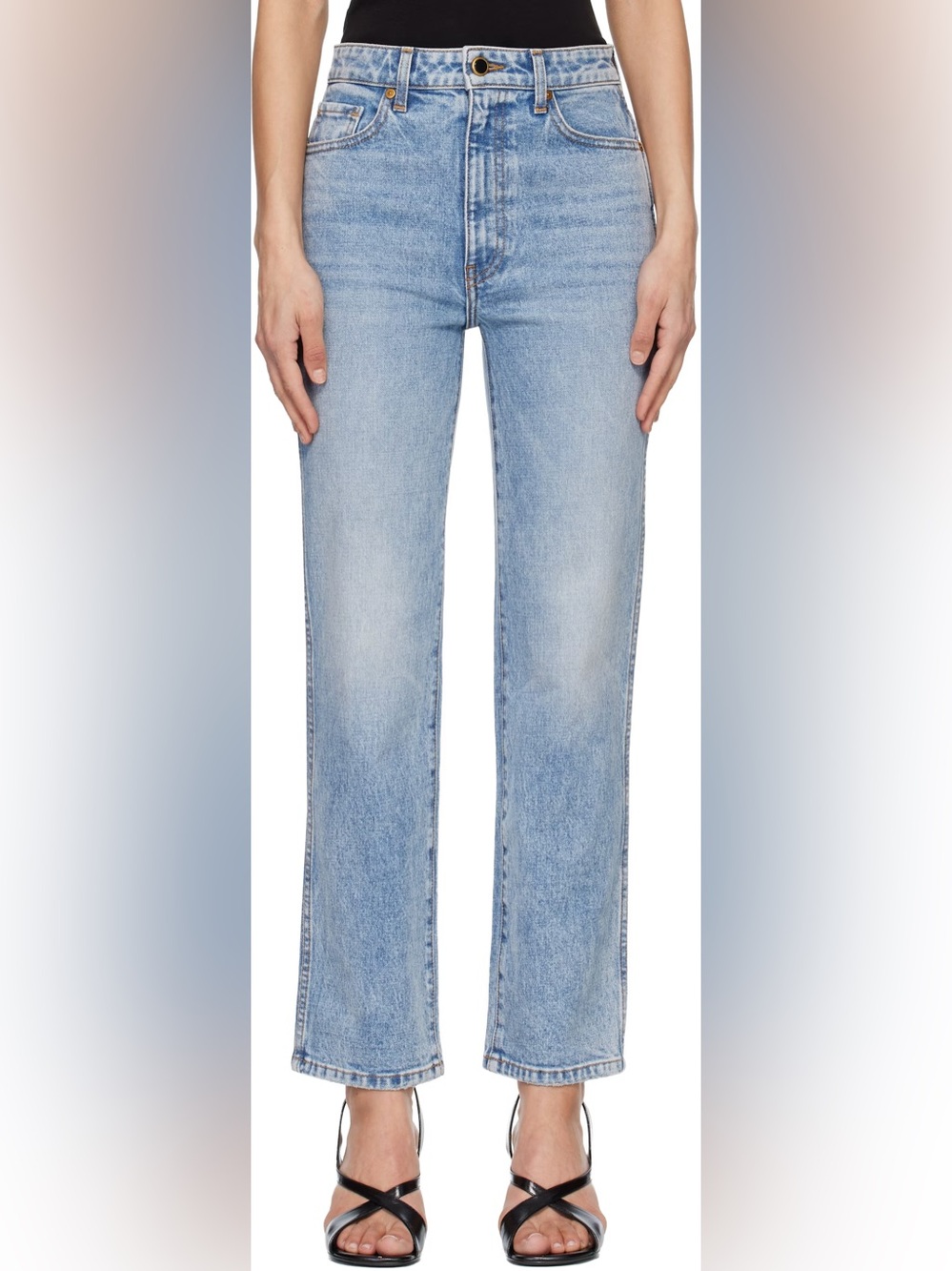 KHAITE Abigail Straight-Leg Jeans